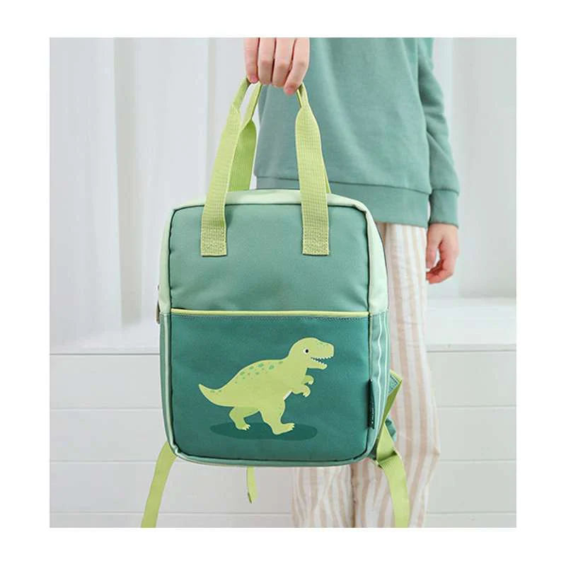 A Little Lovely Company Liten Fyrkantig Ryggsäck - Dinosaurier - Bild 9