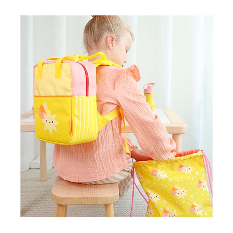 A Little Lovely Company Liten fyrkantig ryggsäck - Shooting stars - Bild 6
