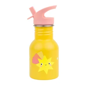 A Little Lovely Company Enkelväggig stålvattenflaska - 350 ml - Shooting Star